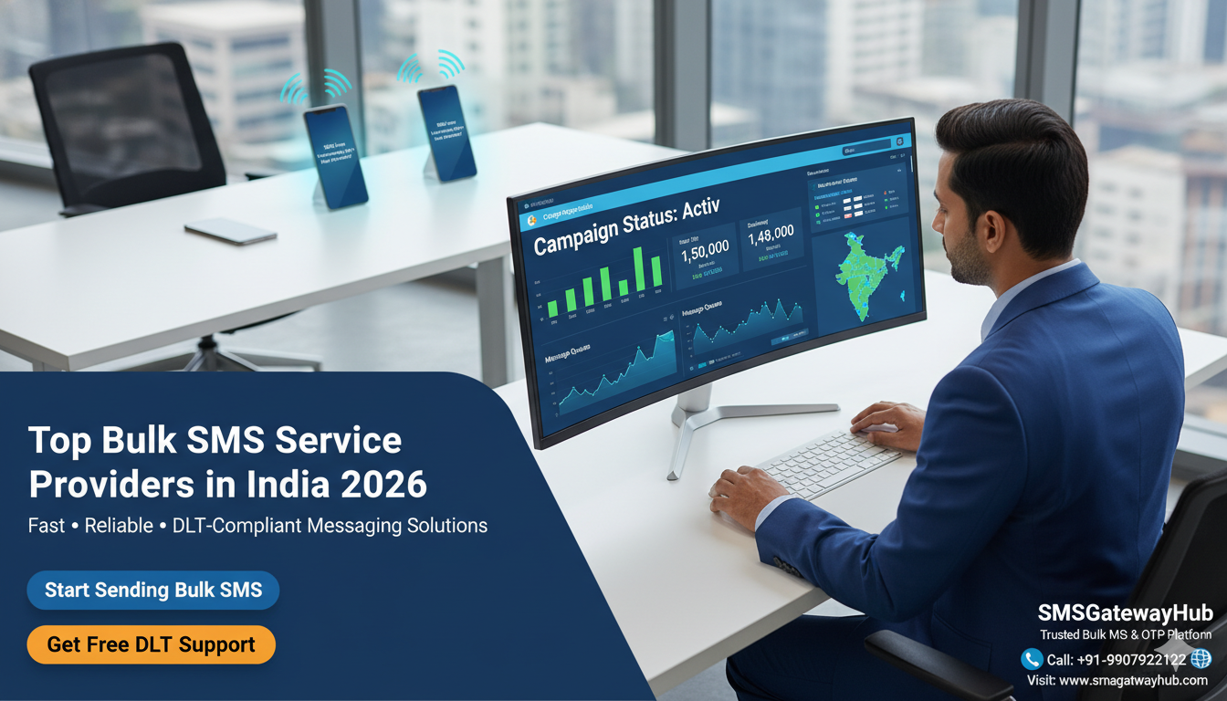 Top Bulk SMS Service Providers in India