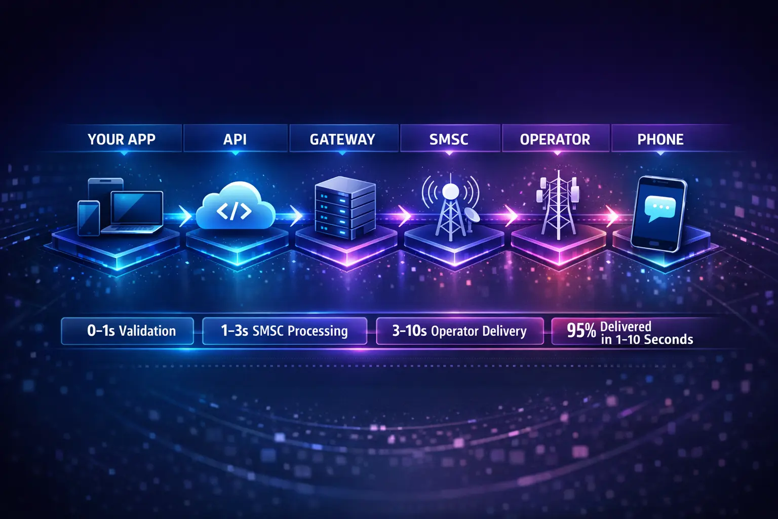 How SMS Gateway Works Complete Technical Flow