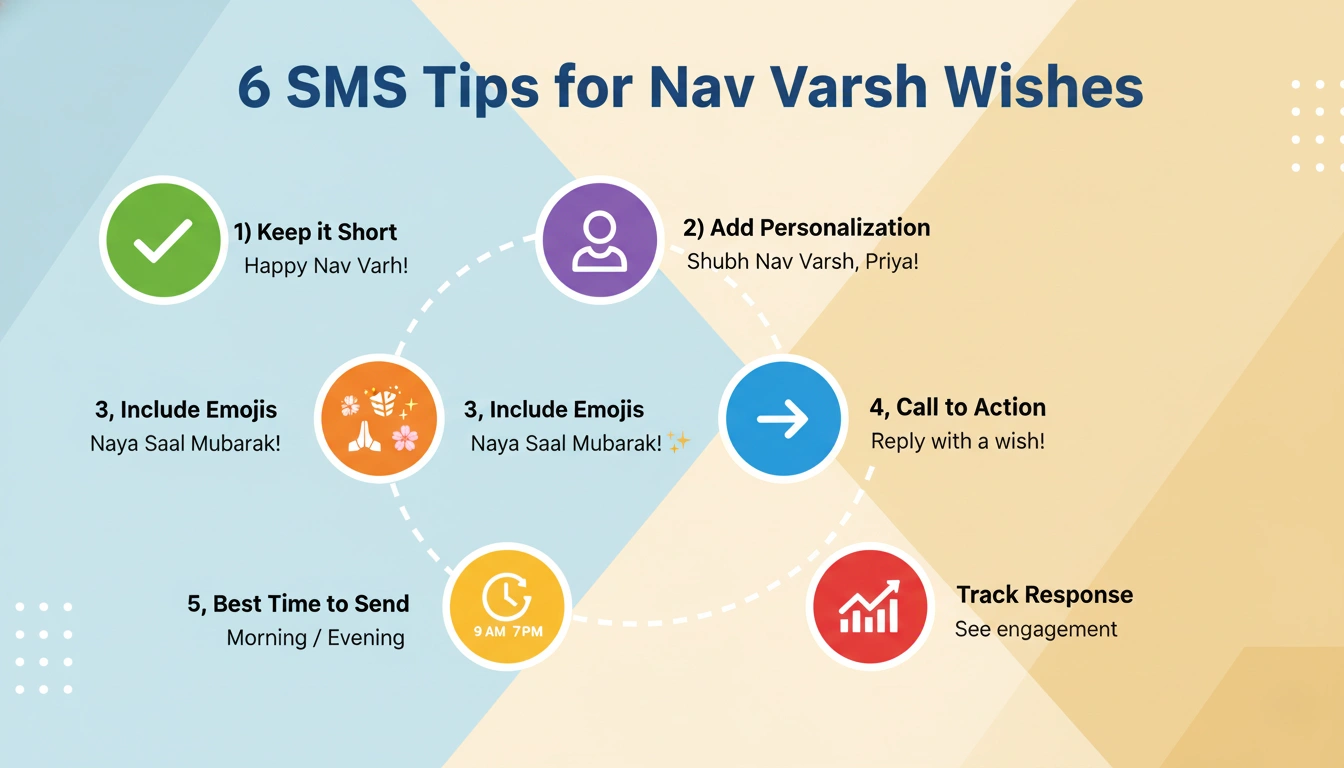 Best practices for sending Hindu New Year SMS wishes to friends and customers