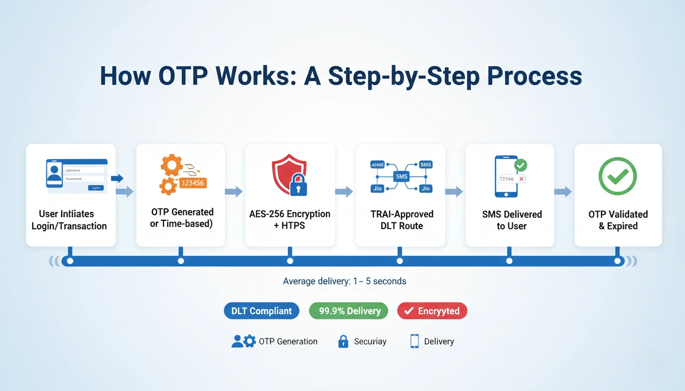 OTP Delivery Process Flow Diagram