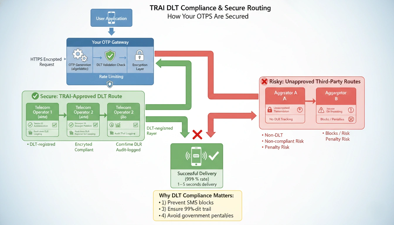 Why Businesses Need a Reliable OTP SMS Provider in India