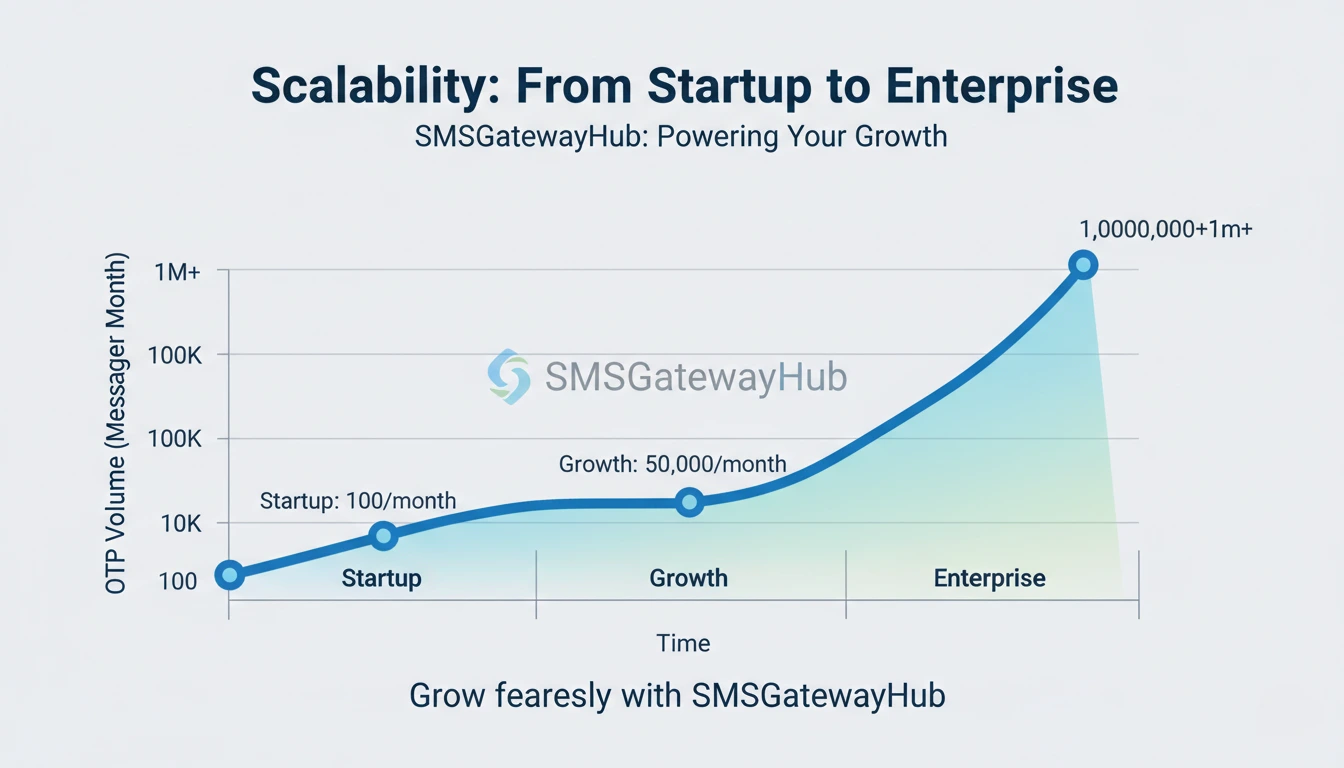 SMSGatewayHub platform scalability from startup to enterprise level