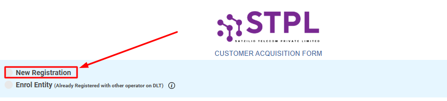 SmartPing DLT new registration.png