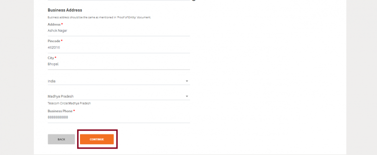 Vodafone-DLT-Address-vil dlt registration