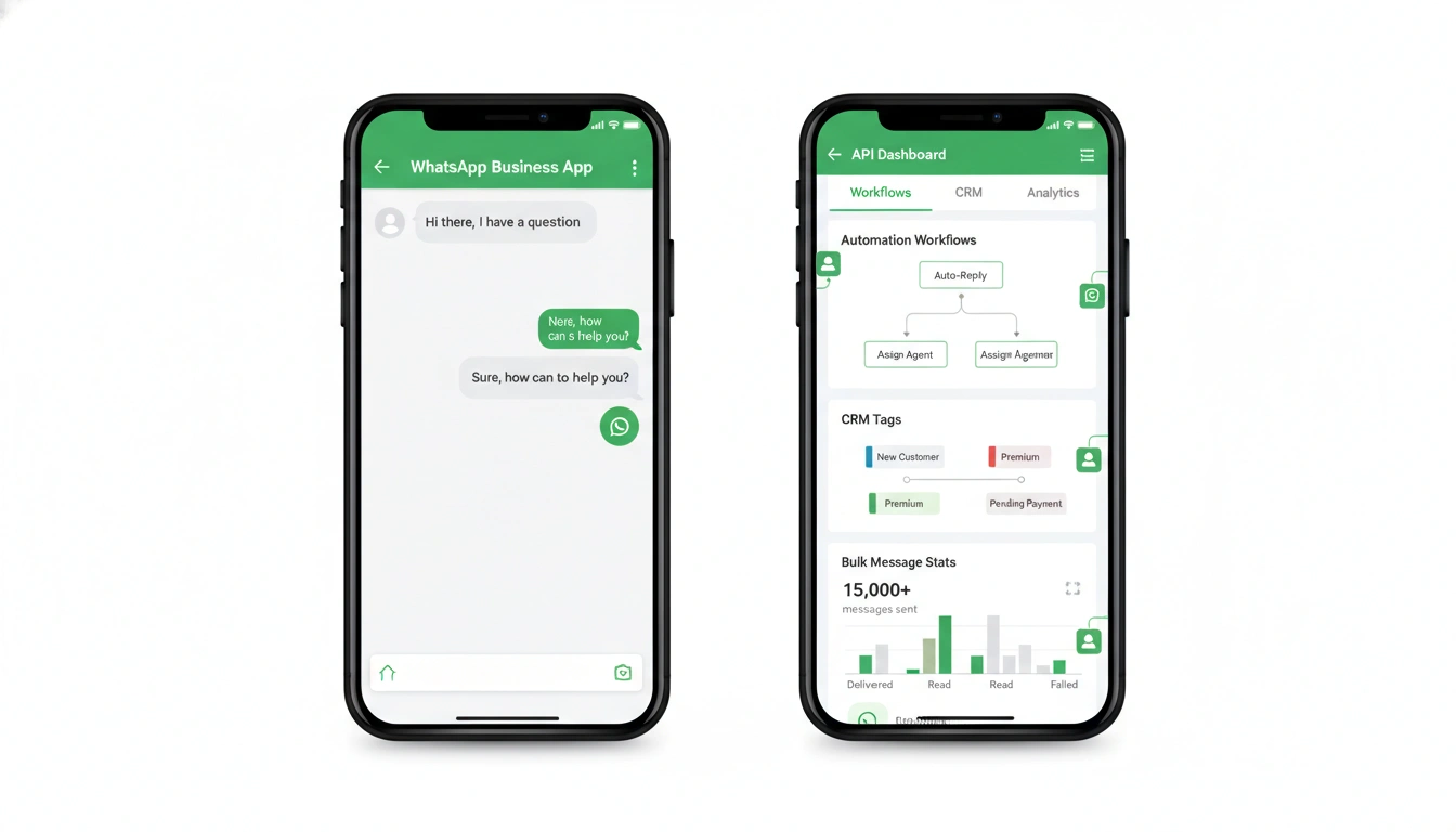 WhatsApp Business App vs WhatsApp Business API