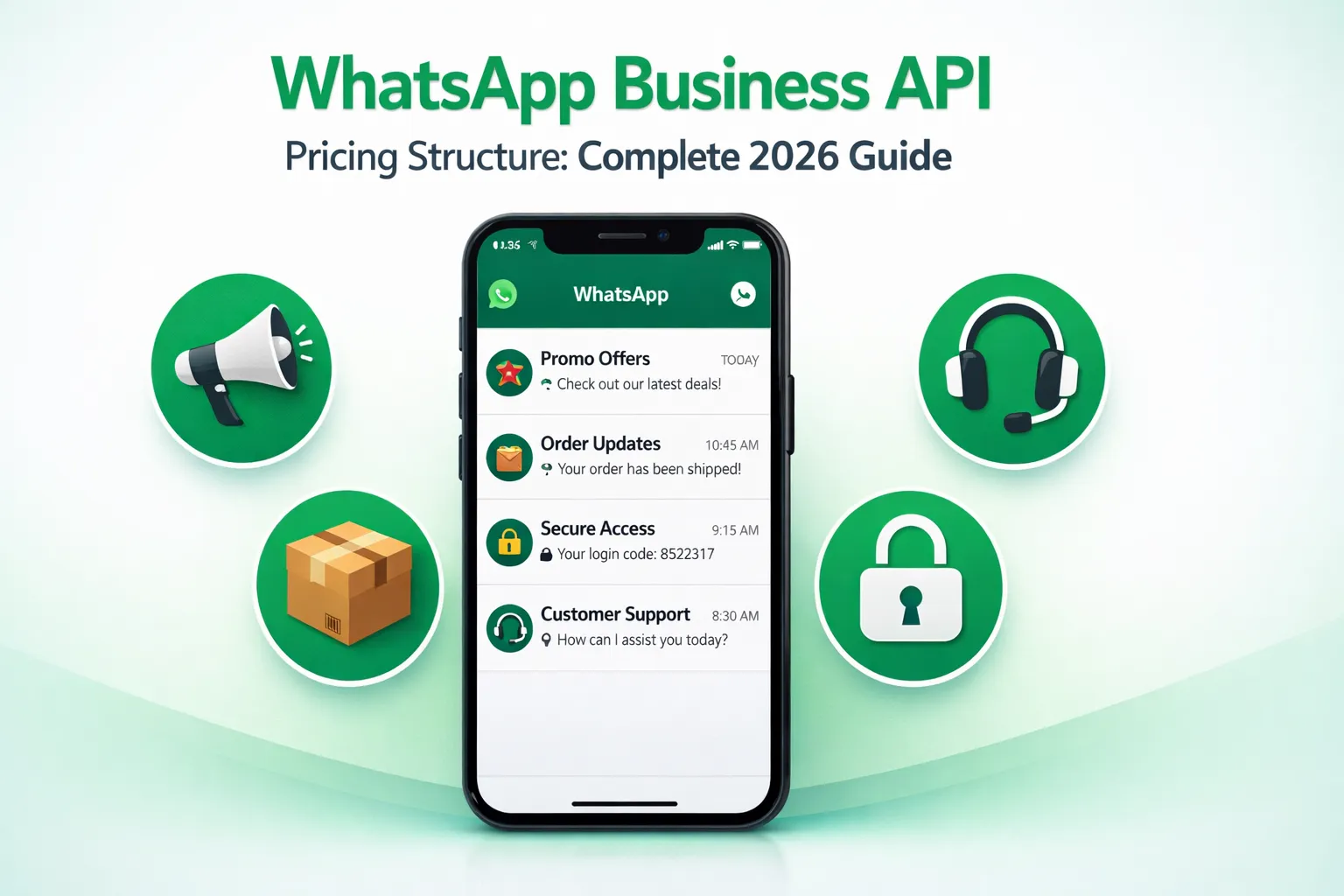 WhatsApp Business API Pricing Structure 2026 Complete Guide by SMSGatewayHub