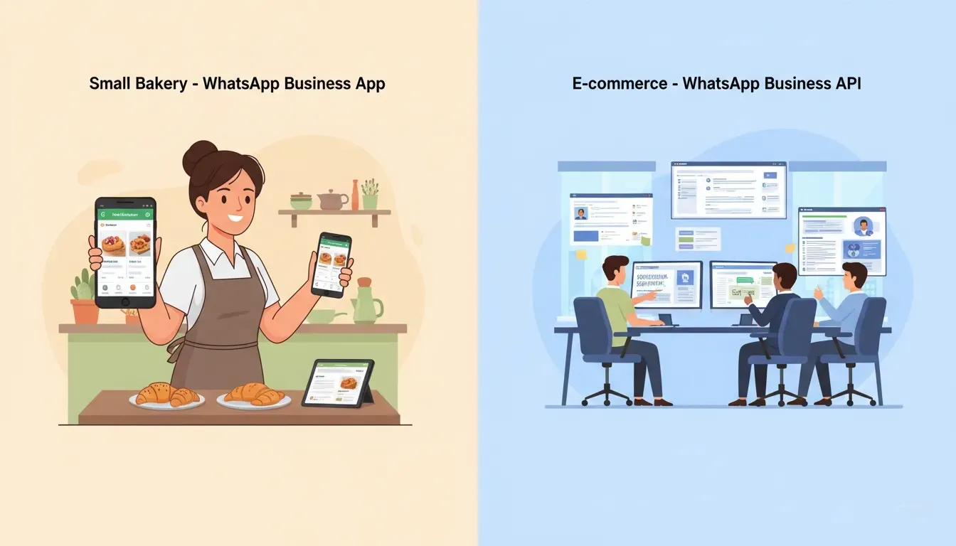 Real business use cases for WhatsApp App and API