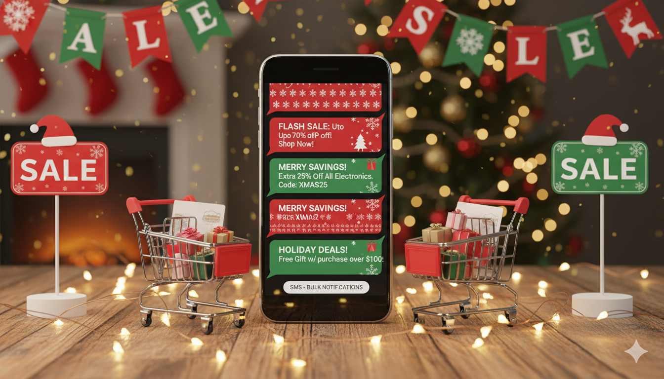 Bulk SMS service for December festive marketing