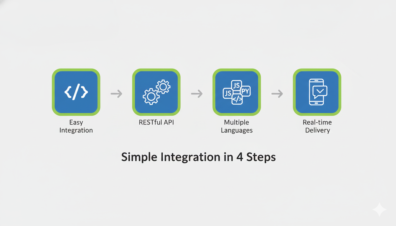 Create a mockup showing SMS Gateway Hub's analytics dashboard with: Real-time metrics cards