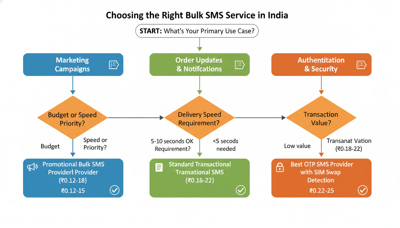 DLT registration process flowchart for bulk SMS service providers in India showing complete compliance steps